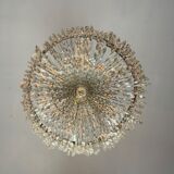 Important lustre bag of cut crystal navette pearls, circa 1800