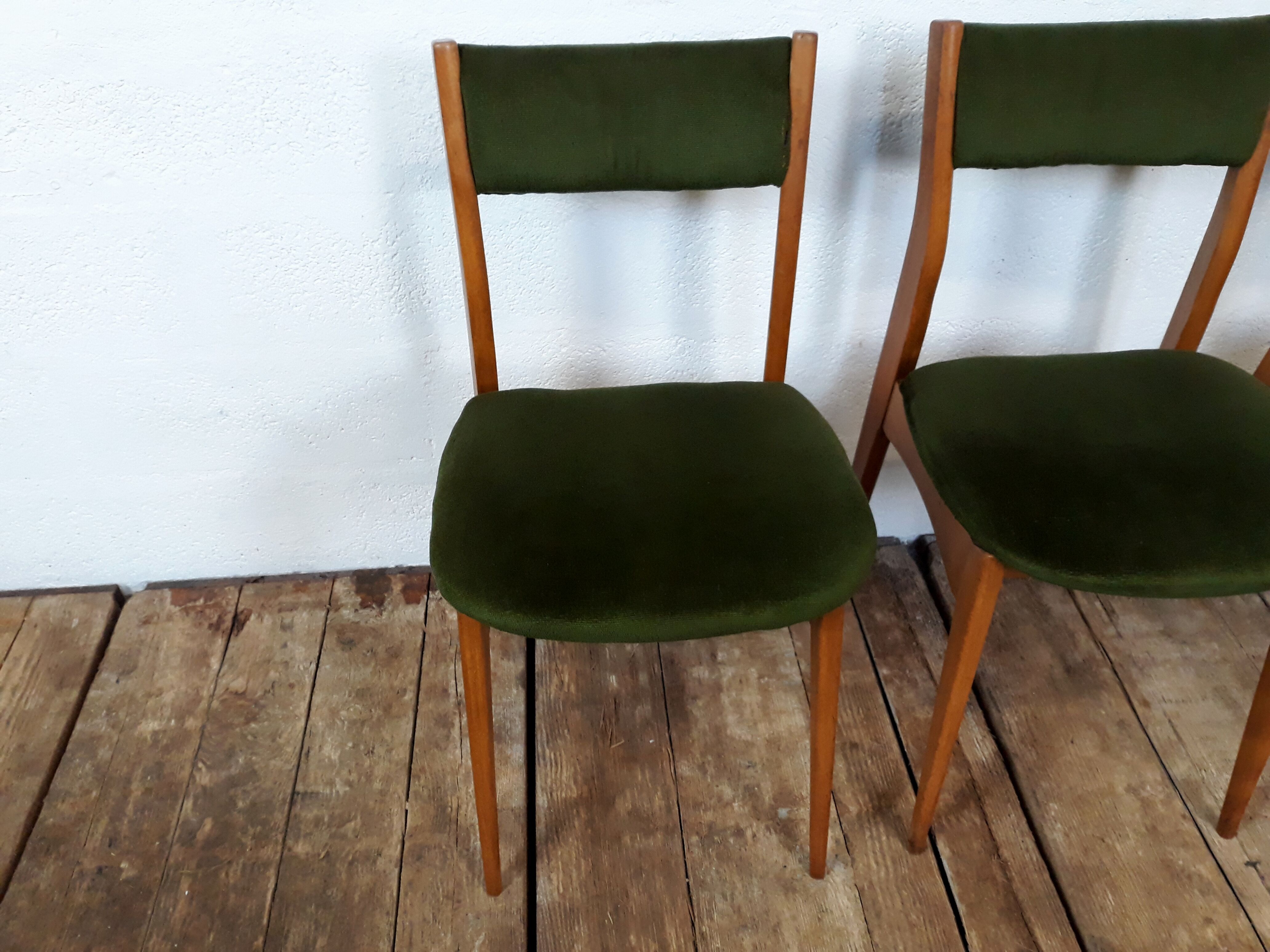 Set de 6 chaises vintage style scandinave