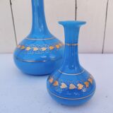 Pair of opaline vases, Baccarat, Napoleon III