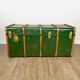 Old XXL arched mail transport trunk