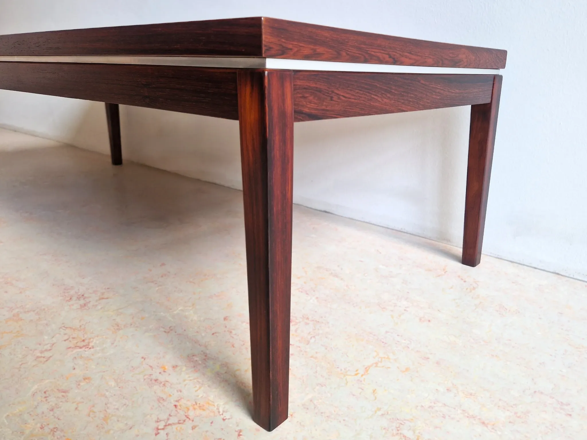 XKR rosewood coffee table by Marten Franckena for Fristho, Netherlands 60's
