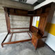 Solid wood bookshelf - French work from the 1950s