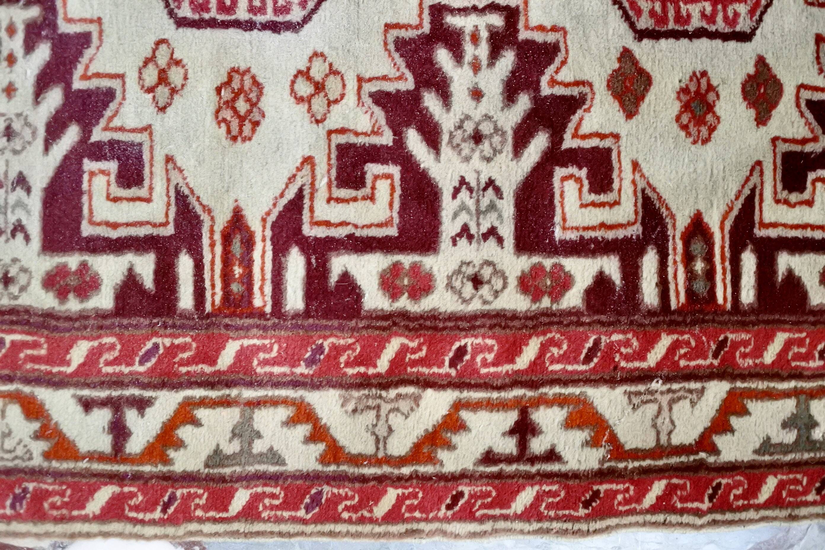 Vintage Senneh Rug 90x95cm