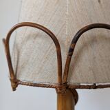 Rattan table lamp