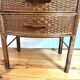 Rattan storage unit, 1950s