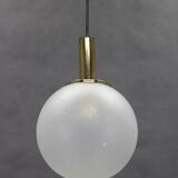 1970s Pendant Glass Light by Targetti , Italy