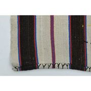 1970s Vintage Turkish Oushak Handmade Wool Cotton Beige Runner Rug 178x326