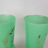 Pair of opaline vases