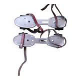 roller skates 1945 sports One Pair or 2 steel roller skates