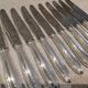 12 silver-plated table knives by Christofle Albatros SL