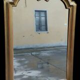 Gilded wood and pastiglia mirror, mid-19th century