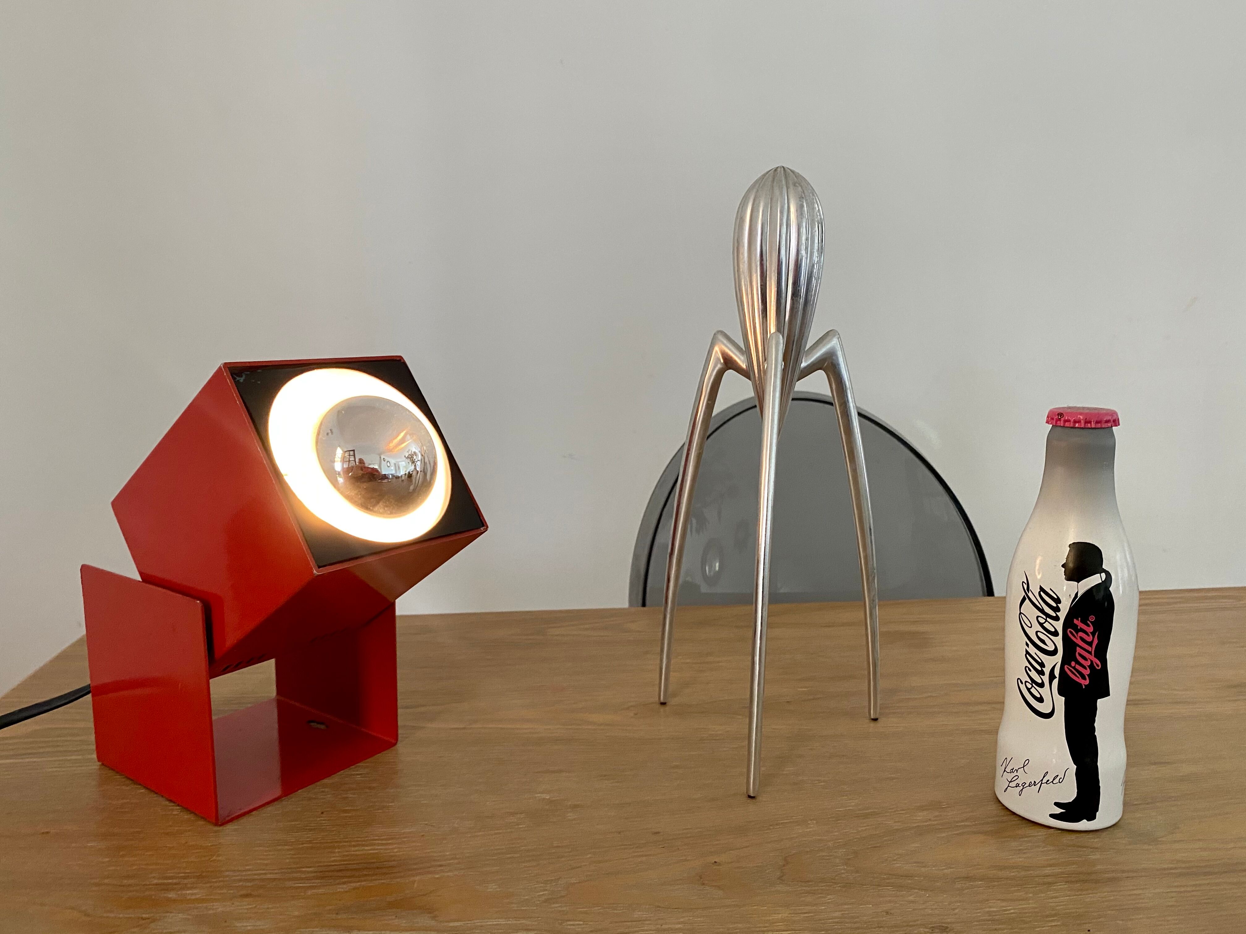 Lamp applique spot cube Lita France design vintage 70s