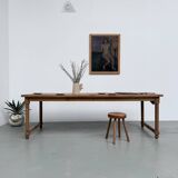 Table de ferme en hêtre XL