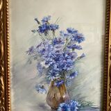 Watercolor 1905 and period frame