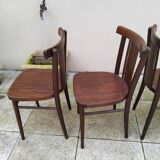 4 vintage bistro chairs
