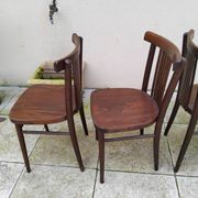 4 chaises bistrot vintage