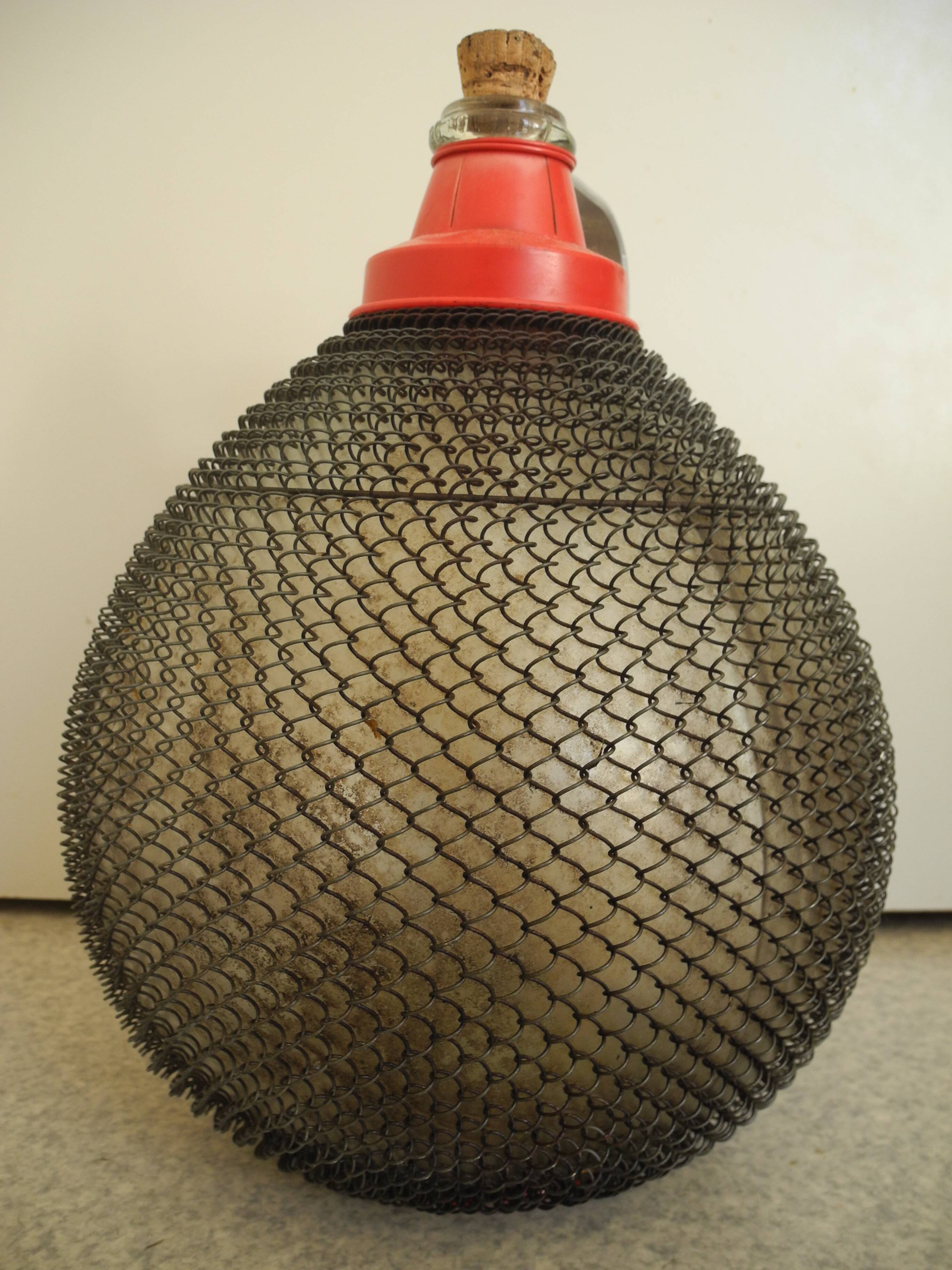 Old demijohn Verac SGDG old french demijohn carboy 50s