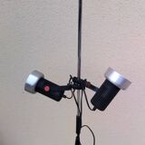 Lampadaire vintage à 2 spots des années 70 édité par Miwi