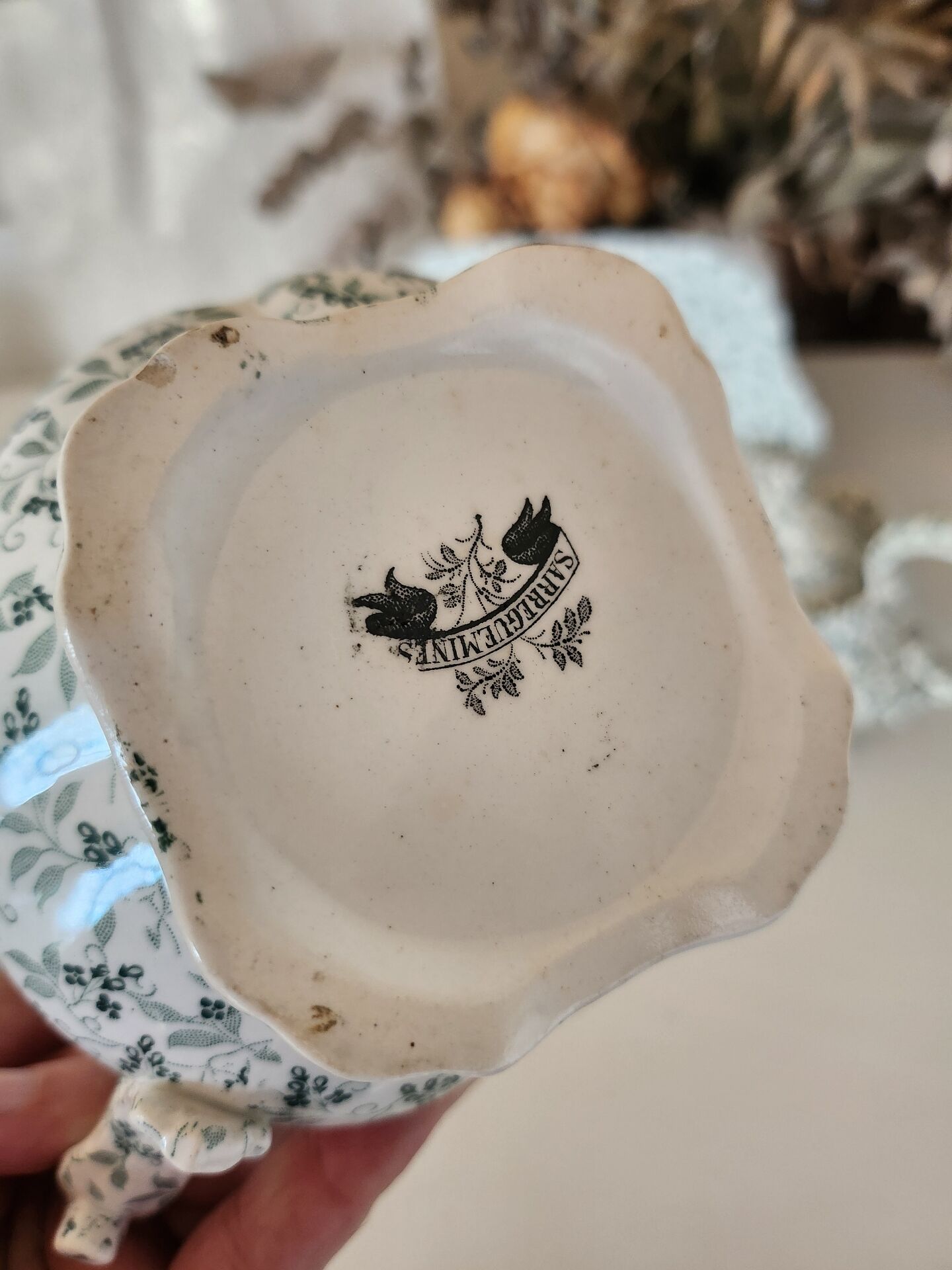 Rare Sarreguemines service