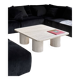 Travertine coffee table
