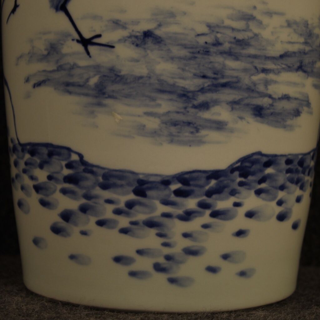 Chinese ceramic vase with landscape