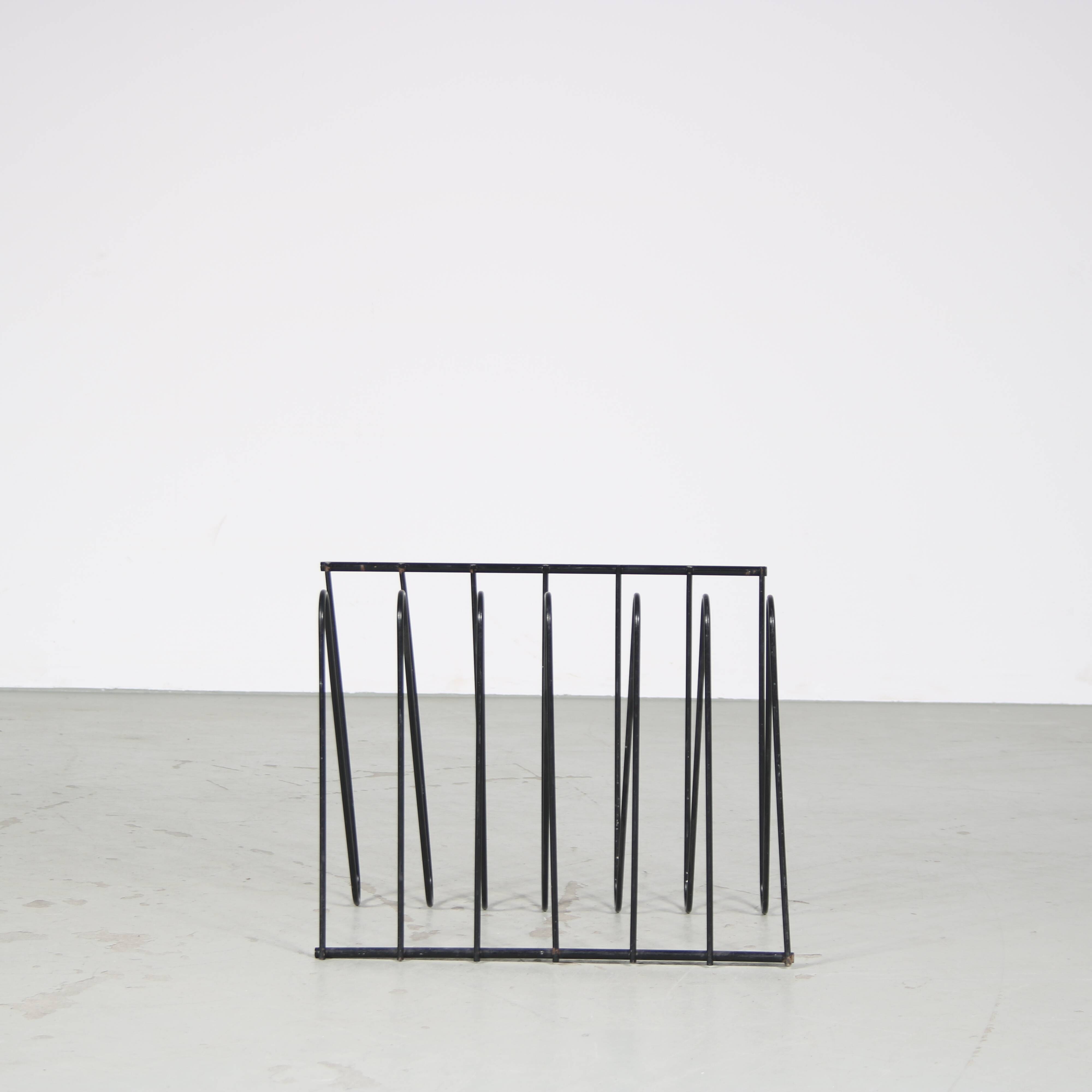 Porte-revues des années 1970 par françois arnal pour atelier a, france