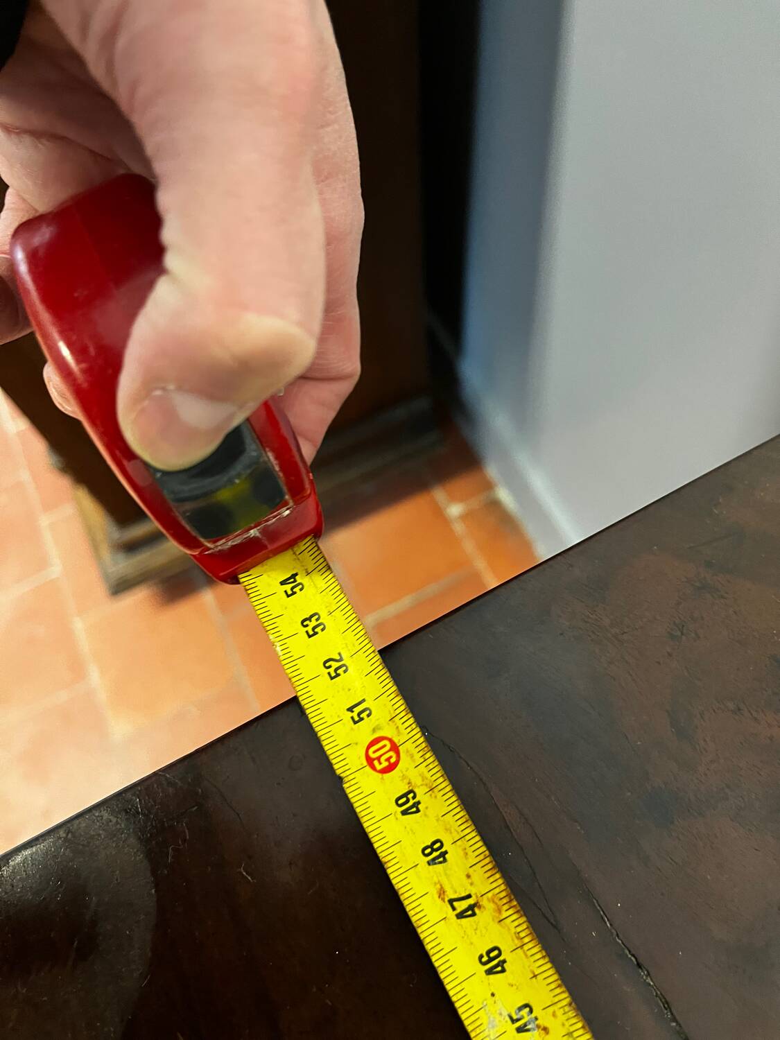 Empire period mahogany workbench