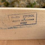 Vintage 1950s desk in light oak