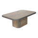 Brutalist Stone Coffee Table Paul Kingma 1970s 1980s