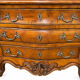 Commode tombeau galbée Louis XV