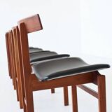 Inger Klingenberg dining chairs teak France & Son Denmark 1960