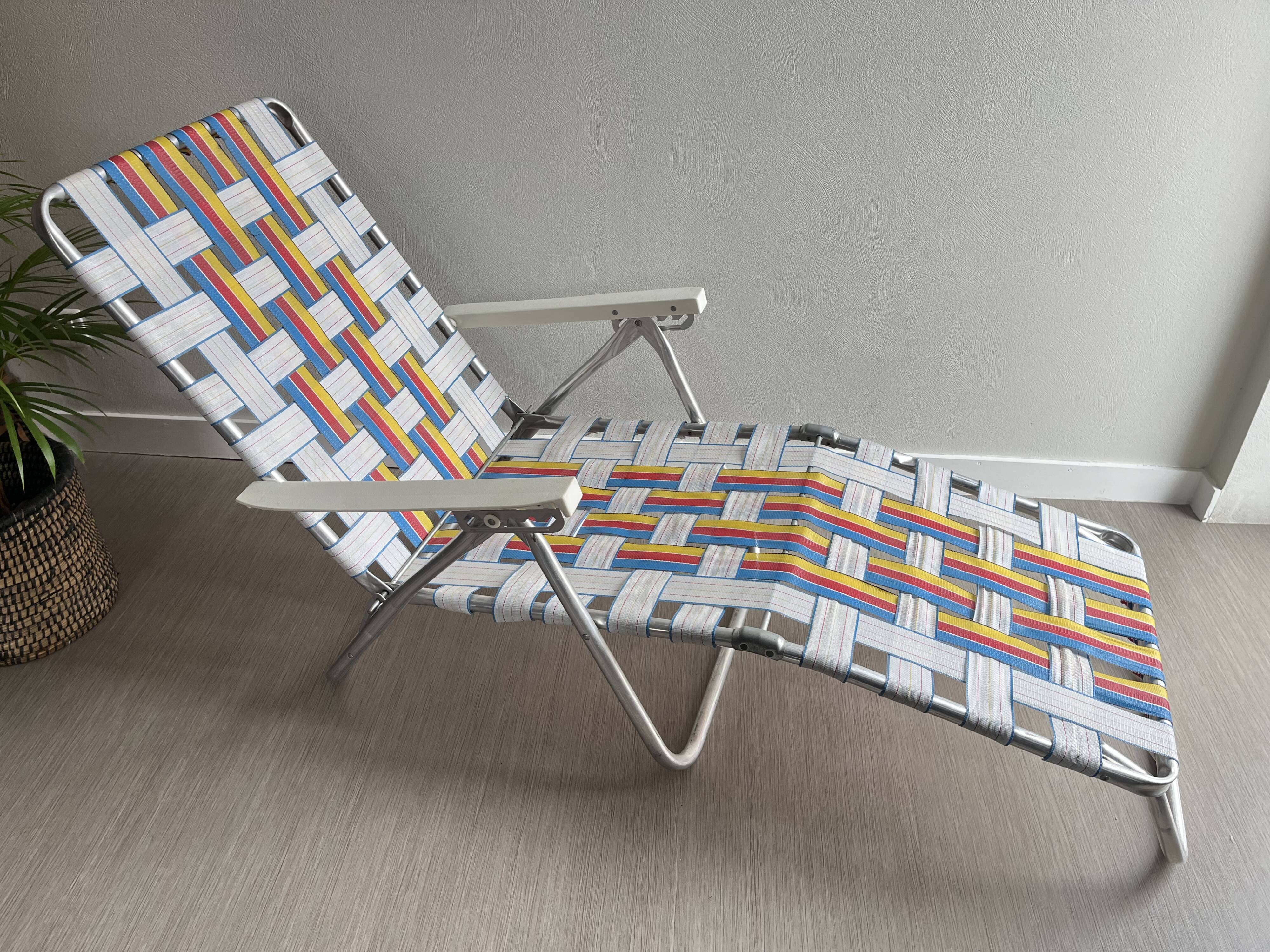Vintage deckchair