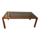 Table basse métal effet loupe