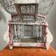 Cage artisanale époque XIXe pour petits oiseaux