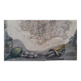 Genuine old map 1854