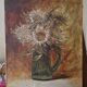 Charles Jung, Thistles in a Green Glass Jug (1900)