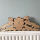 Old oak pediment
