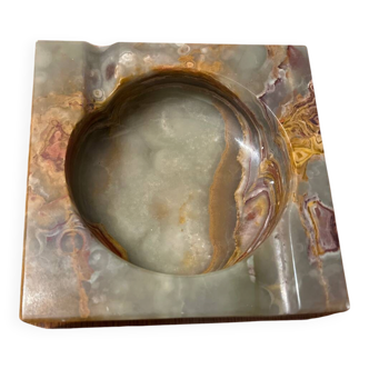 Marble glass ashtray