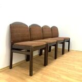 Set of 4 Retro Hikor Chairs, 1980s, Czechoslovakia