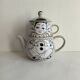 Teapot set and vintage pierrot cup
