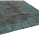 Handmade oriental decorative 1980s 331 cm x 331 cm blue wool carpet