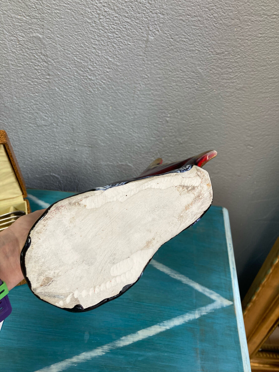 Night light lamp Ceramic fish Monaco