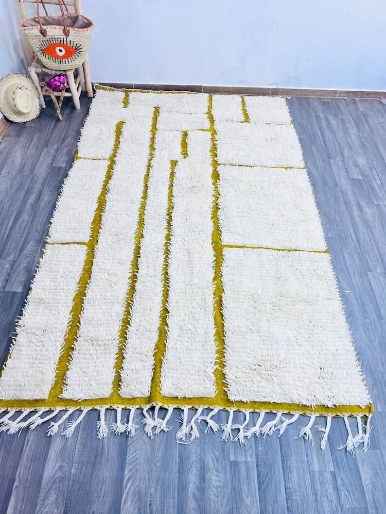 Authentic handmade pure wool rug size 150/350 cm