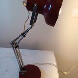 Vintage Iron Metal Chrome Lamp