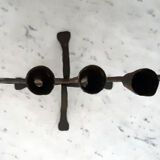 Old candelabra with 7 wrought iron branches