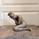 Sculpture Statue Terre Cuite Poterie Nu Féminin abstrait Femme Art Africain