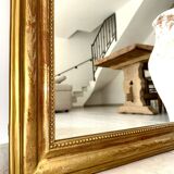 Antique Louis-Philippe mirror with pediment
