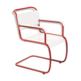 Fauteuil bauhaus rouge &blanc