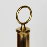 Pair of andirons by Jacques Adnet