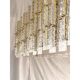 Chandelier en verre de Murano "Tropical" en or moderne par Simoeng, Italie